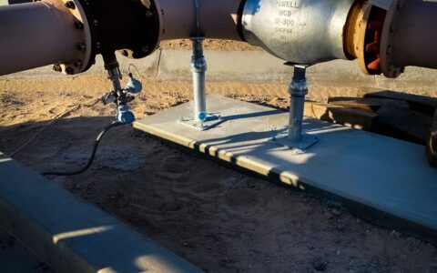 Adjustable Pipe Saddle Field Install - Acero Industries - Pipe Supports, Pipe Clamps, Pipe Saddles, Pipe Hangers - Phoenix, Arizona